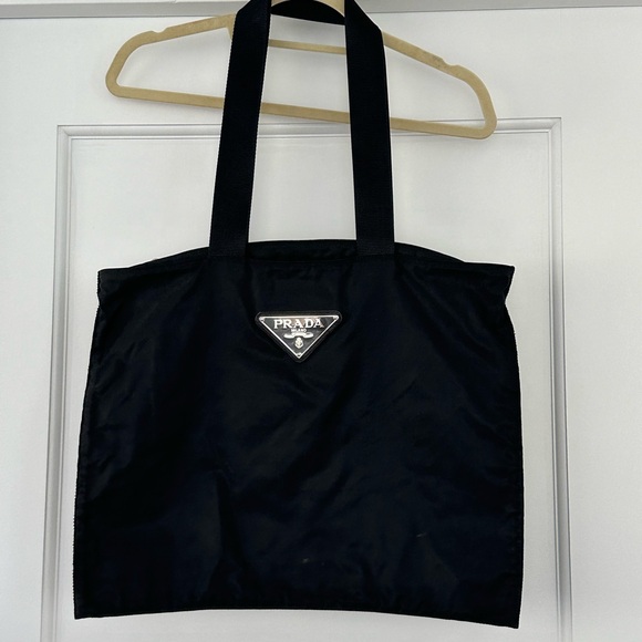 Prada Tote Nylon Black - Picture 1 of 11